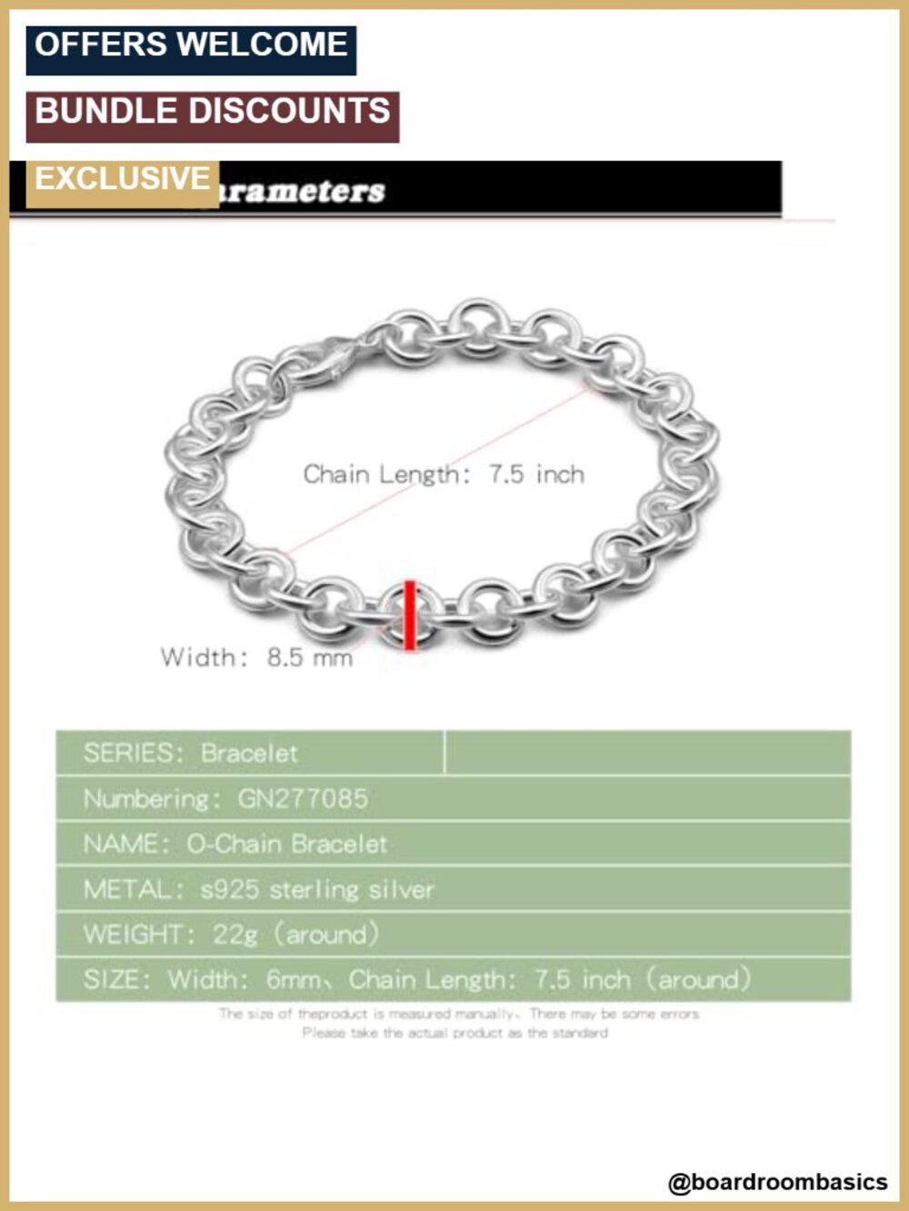 925 Sterling Silver Cable Wire Link Bracelet Unisex Lobster Clasp - Picture 2 of 6